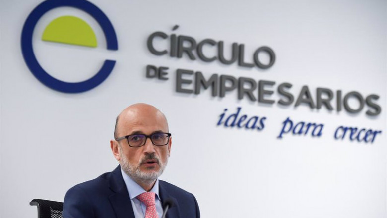ep archivo el presidente del circulo de empresarios manuel perez sala interviene durante la ep archivo el presidente del circulo de empresarios manuel perez sala interviene durante la