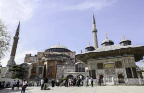 ep archivo   la antigua basilica de santa sofia en estambul