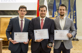 ep archivo   premiados del colegio oficial de ingenieros aeronauticos de espana coiae
