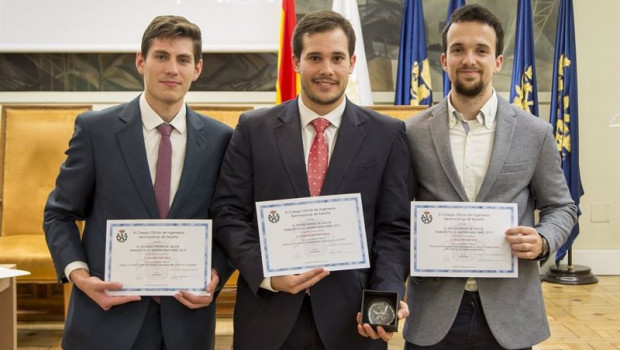 ep archivo   premiados del colegio oficial de ingenieros aeronauticos de espana coiae