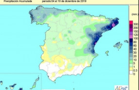 ep balance de las precipitaciones acumuladas en el ano hidrologico que comenzo el 1 de octubre hasta