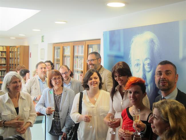 El conseller S.Vila brinda por el Sant Jordi | EUROPA PRESS ep conseller svila brindasant jordi