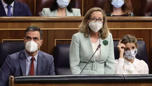ep de izda a dcha el presidente del gobierno pedro sanchez la vicepresidenta primera y ministra de ep de izda a dcha el presidente del gobierno pedro sanchez la vicepresidenta primera y ministra de