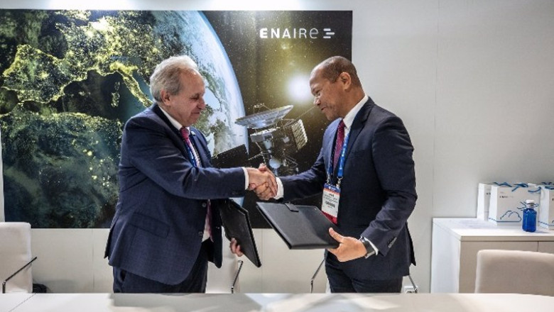 ep el ceo de asa jorge benchimol duarte y el director general de enaire angel luis arias