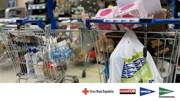 ep el corte ingles entrega tarjetas regalo por valor de 320000 euros para el plan cruz roja responde