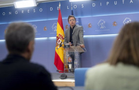 ep el diputado de sumar inigo errejon interviene durante una rueda de prensa posterior a la junta de