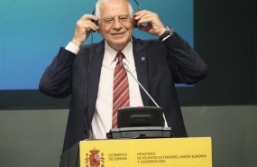 ep el ministro de asuntos exteriores union europea y cooperacion en funciones josep borrell en rueda
