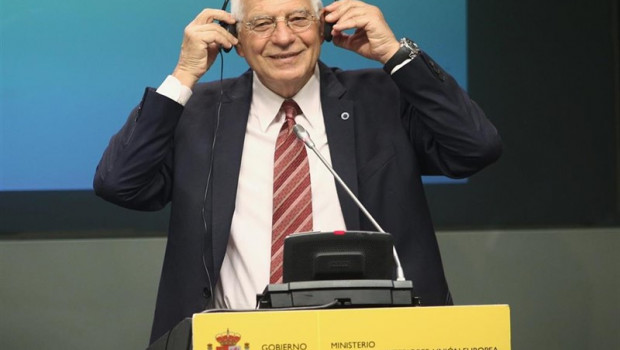 ep el ministro de asuntos exteriores union europea y cooperacion en funciones josep borrell en rueda