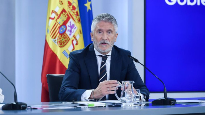 ep el ministro del interior fernando grande marlaska interviene durante una rueda de prensa ep el ministro del interior fernando grande marlaska interviene durante una rueda de prensa
