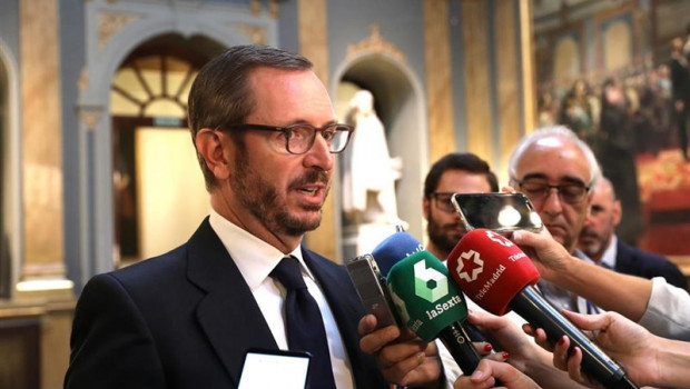ep el portavoz del partido popular en el senado javier maroto atiende a los medios de comunicacion a