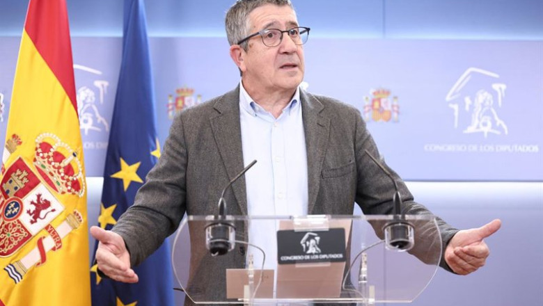 ep el portavoz del psoe en el congreso patxi lopez interviene durante una rueda de prensa en el ep el portavoz del psoe en el congreso patxi lopez interviene durante una rueda de prensa en el