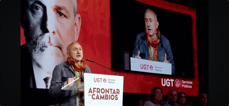 ep el secretario general de ugt pepe alvarez durante la clausura del ii congreso federal de ugt sp ep el secretario general de ugt pepe alvarez durante la clausura del ii congreso federal de ugt sp
