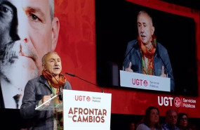 ep el secretario general de ugt pepe alvarez durante la clausura del ii congreso federal de ugt sp
