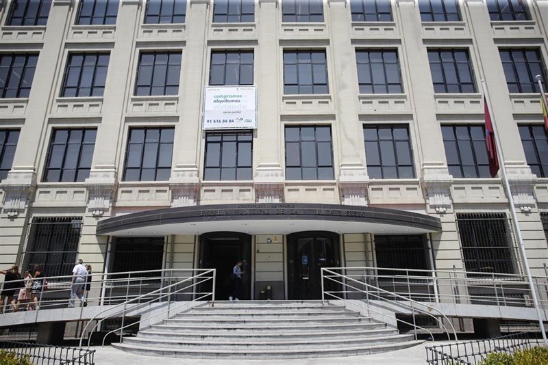 ep fachada de la empresa municipal de la vivienda y suelo de madrid emvs