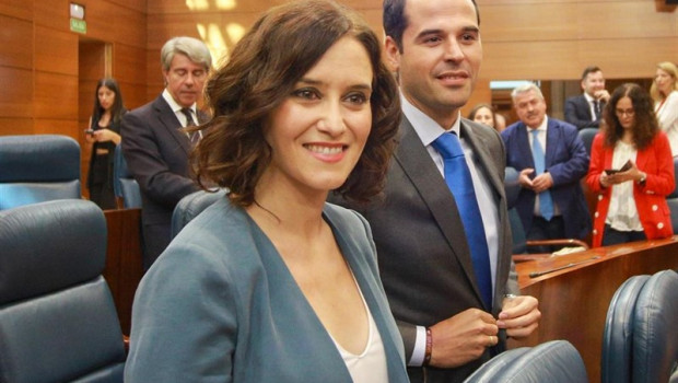 ep imagenarchivola presidentala comunidadmadrid isabel diaz ayusoportavozciudadanosla asambleamadrid ignacio aguado