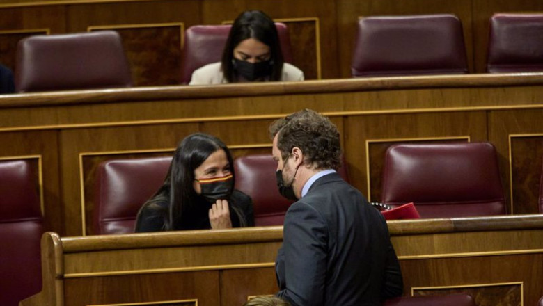 ep la diputada de vox mireia borrs y el portavoz de vox en el congreso ivan espinosa de los monteros ep la diputada de vox mireia borrs y el portavoz de vox en el congreso ivan espinosa de los monteros