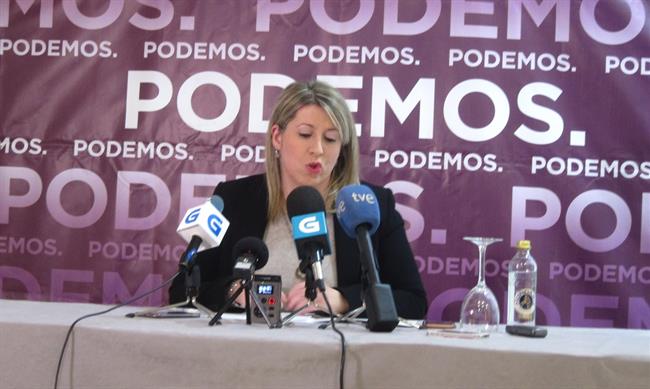 La secretaria xeral de Podemos Galicia, Carmen Santos | EUROPA PRESS ep la secretaria xeralpodemos galicia carmen santos