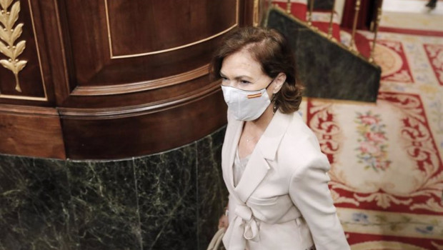 ep la vicepresidenta primera del gobierno carmen calvo en una imagen de archivo en el congreso
