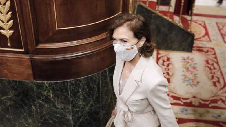 ep la vicepresidenta primera del gobierno carmen calvo en una imagen de archivo en el congreso