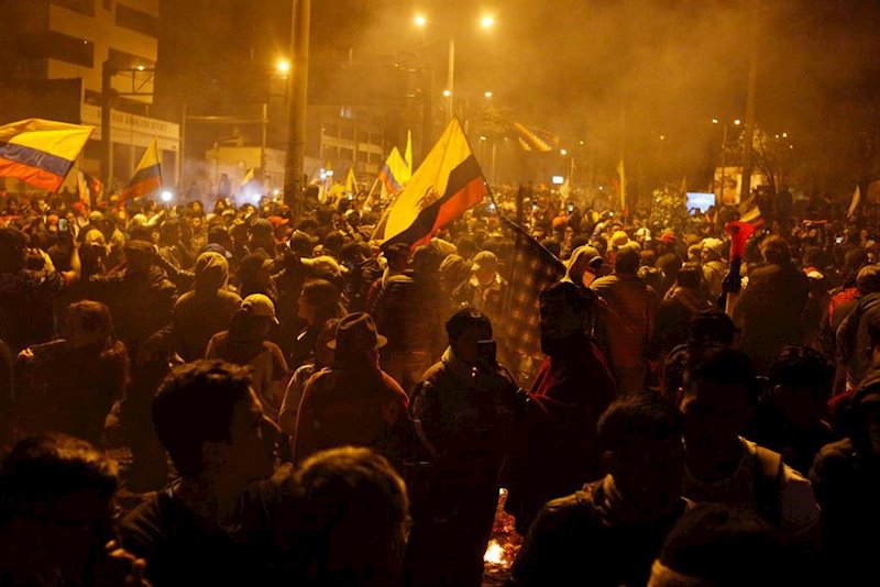 ep manifestaciones en quito contra el gobierno