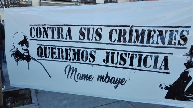 Manifestación en Lavapiés por la muerte de Mame Mbaye | EUROPA PRESS ep manifestacionlavapiesla muertemame mbaye