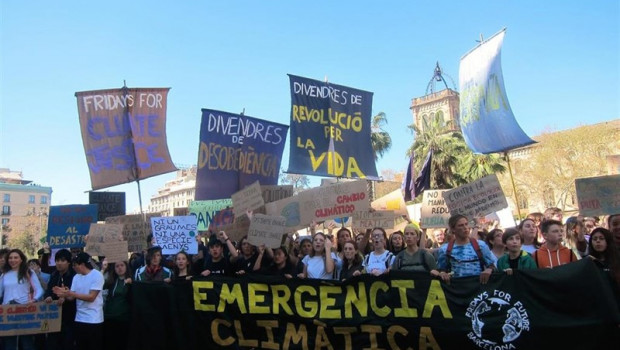 ep mas2000 estudiantes marchanbarcelonacambio climatico quere