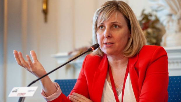 ep patricia suarez presidenta de asufin durante su intervencion en el curso de verano organizado por