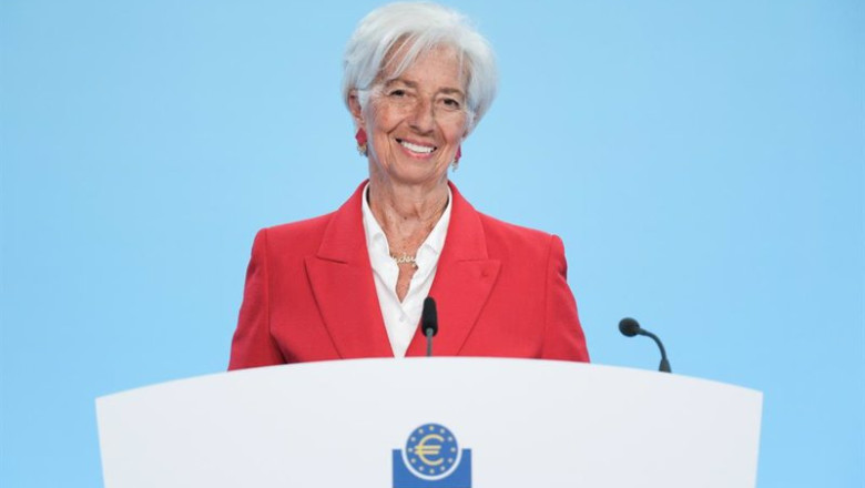 ep photo of the ecb governing council press conference at the ecb in frankfurt president christine