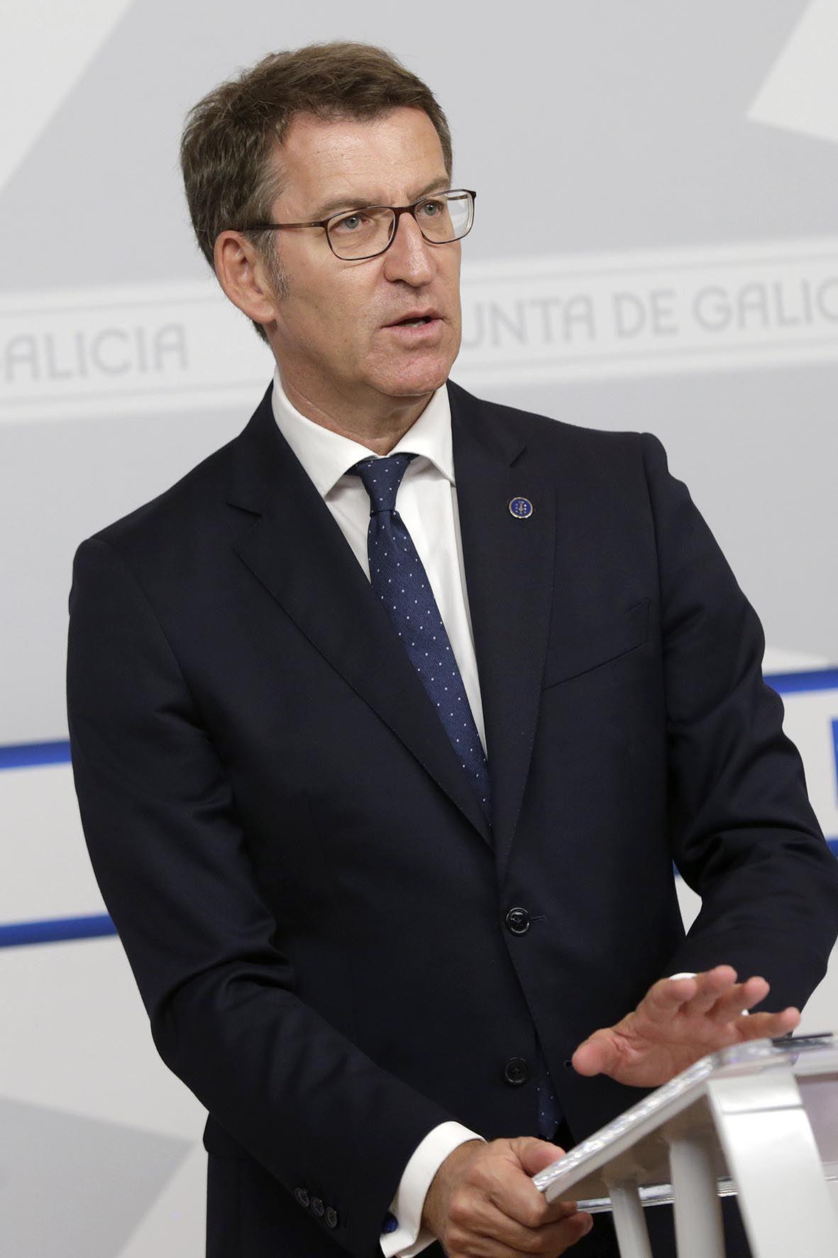 El presidente Feijóo tras el Consello de la Xunta | XUNTA DE GALICIA ep presidente feijooconsellola xunta