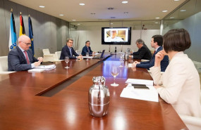 ep reunion de feijoo con los representantes del resto de partidos en galicia