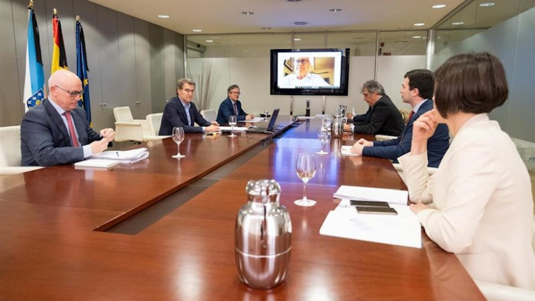 Reunión de Feijóo con los representantes del resto de partidos en Galicia | Xunta de Galicia ep reunion de feijoo con los representantes del resto de partidos en galicia
