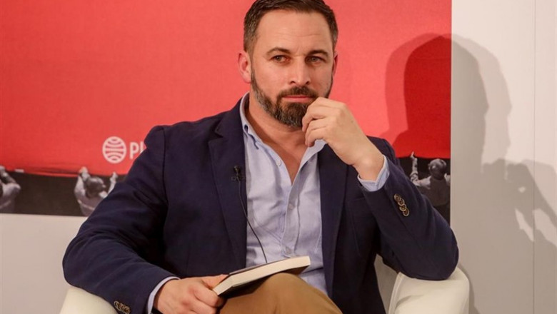 Santiago Abascal en la presentación del libro 'España vertebrada' | Ricardo Rubio - Europa Press ep santiago abascalla presentacionlibro espana vertebrada
