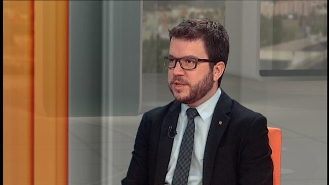 El secretario de Economía de la Generalitat, Pere Aragonès, en el 324 | CCMA ep secretarioeconomiala generalitat pere aragons en324
