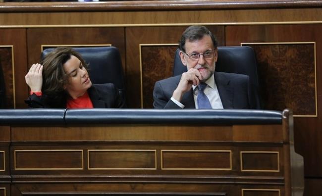 Soraya Sáenz de Santamaría y Mariano Rajoy | EUROPA PRESS ep soraya saenzsantamariamariano rajoy 20170505193702