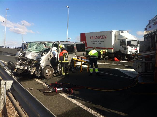 Accidente en Calahorra en la N-232 | EUROPA PRESS ep accidentecalahorrala n-232