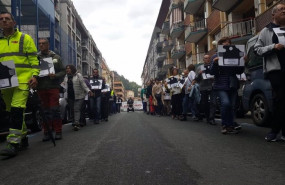 ep archivo   concentracion contra el amianto en beasain guipuzcoa