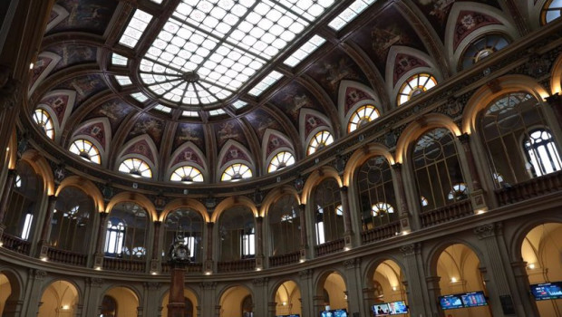 ep archivo   una de las instalaciones del palacio de la bolsa de madrid