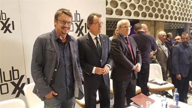 Artur Mas, Xavi Dòmenech y José Montilla en el Club Siglo XXI | EUROPA PRESS ep artur mas xavi dmenechjose montillaclub siglo xxi