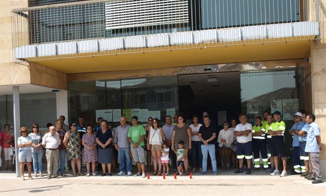 Concentración en el Ayuntamiento de Pedrajas | CARLOS ARRANZ ep concentracionayuntamientopedrajas