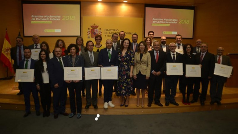 Economía.- Industria entrega los Premios Nacionales de Comercio Interior de 2018 | MINISTERIO DE INDUSTRIA ep economia- industria entregapremios nacionalescomercio interior2018