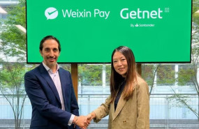 ep el ceo de getnet europe ruben justel y la directora general de weixin pay en emea vivian shi