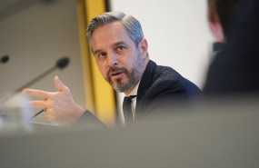 ep el consejero de hacienda juan bravo este viernes durante su intervencion en un acto organizado