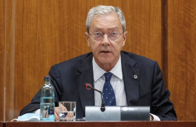 ep el consejero de transformacion economica rogelio velasco este viernes durante su comparecencia