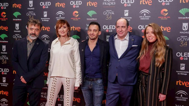 ep el director de cine alejandro amenabar el actor karra elejalde y el elenco de la pelicula