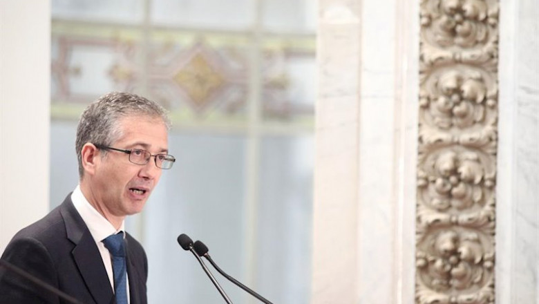 El gobernador del Banco de España, Pablo Hernández de Cos. | Eduardo Parra - Europa Press ep el gobernador del banco de espana pablo hernandez de cos durante su intervencion en la convencion