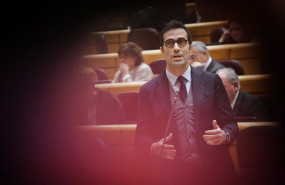 ep el ministro de economia comercio y empresa carlos cuerpo durante una sesion de control en el