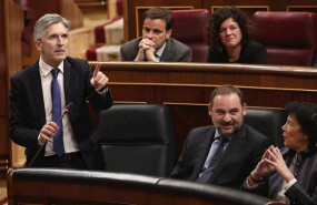 ep el ministro del interior fernando grande -marlaska durante la primera sesion de control al