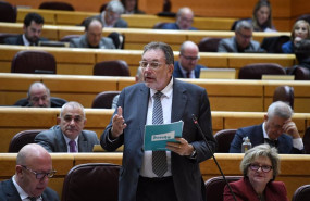 ep el portavoz de junts en el senado josep lluis cleries durante una sesion de control al gobierno
