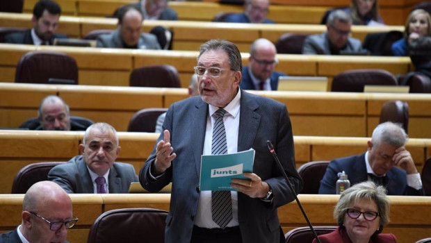 ep el portavoz de junts en el senado josep lluis cleries durante una sesion de control al gobierno