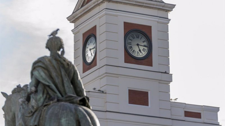 El reloj de la Puerta del Sol en Madrid, (España). | A. Pérez Meca - Europa Press ep el reloj de la puerta del sol en madrid espana